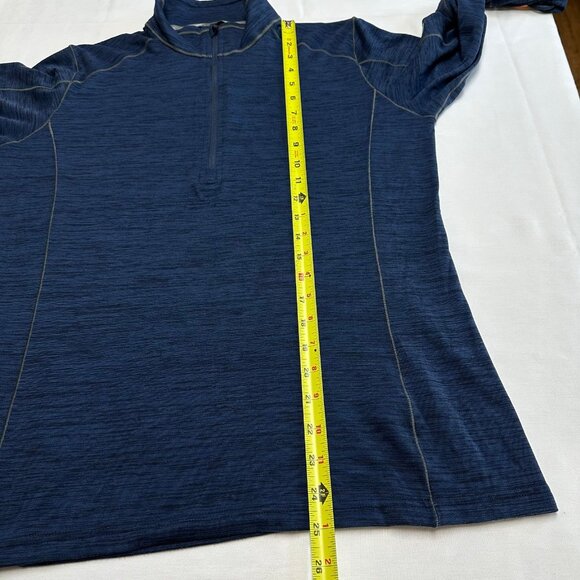 Kuhl Mens Alloy 1/4 Zip Size Small Outdoor Base Layer Lightweight Pullover Blue - Picture 5 of 10
